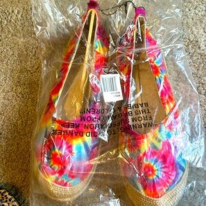 New suze 11 dress / casual shoes tie-dye